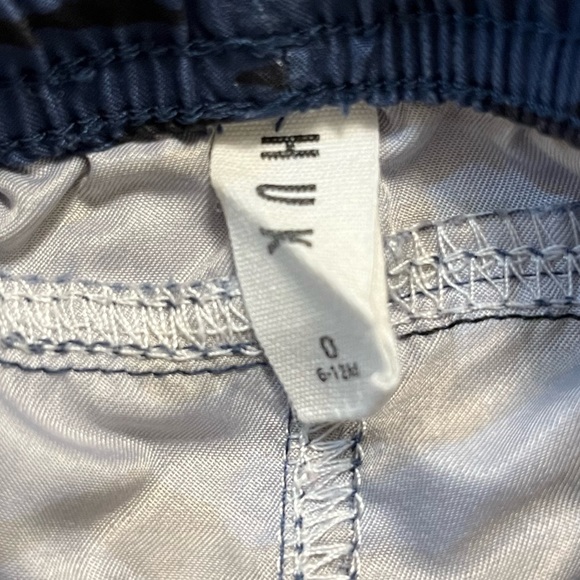 Huxbaby Navy Tiger Stripe Swim Trunks 6-12 Months - Picture 3 of 5